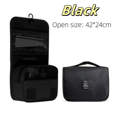 High Quality Travel Makeup Bag Waterproof Toiletries Organizer  Women Neceser Bathroom Hook Wash Pouch Hook Makeup Storage Bag