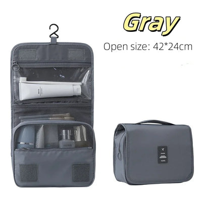 High Quality Travel Makeup Bag Waterproof Toiletries Organizer  Women Neceser Bathroom Hook Wash Pouch Hook Makeup Storage Bag